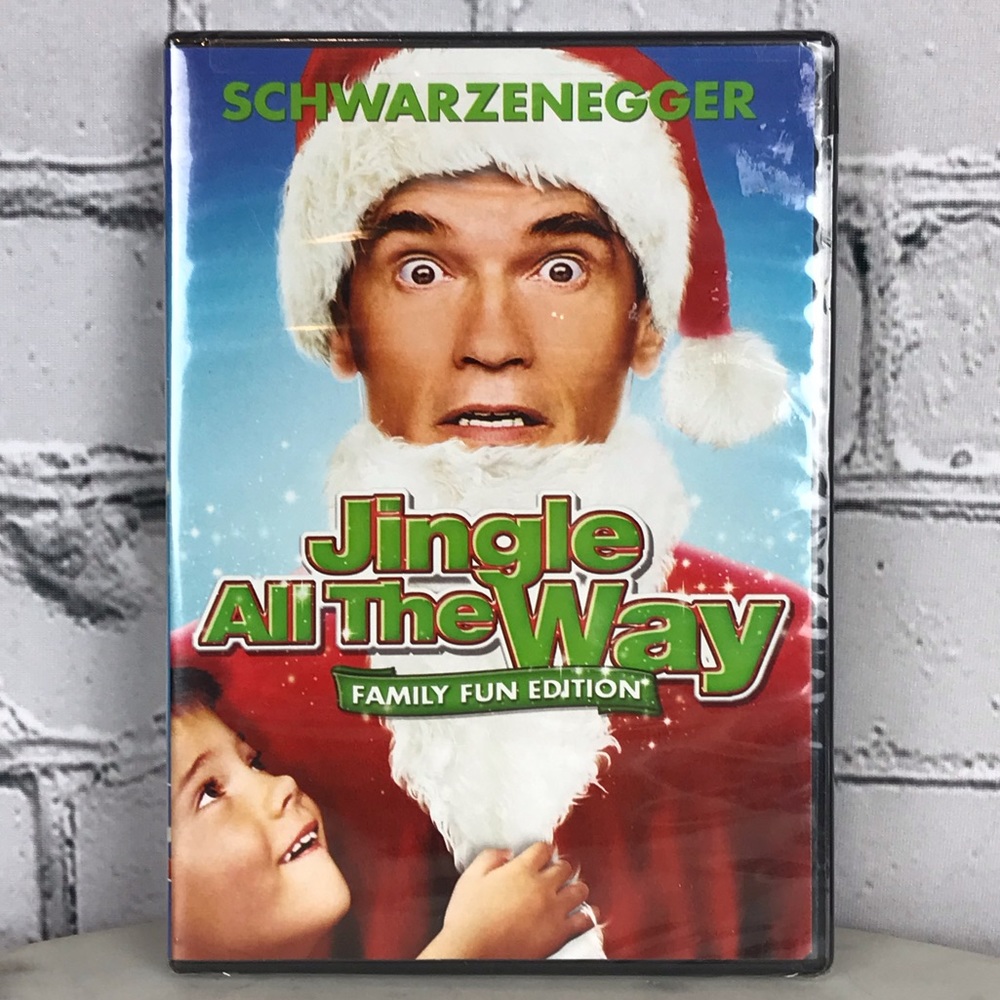 Jingle All The Way Starting Arnold Schwarzenegger Christmas Family DVD Movie NEW